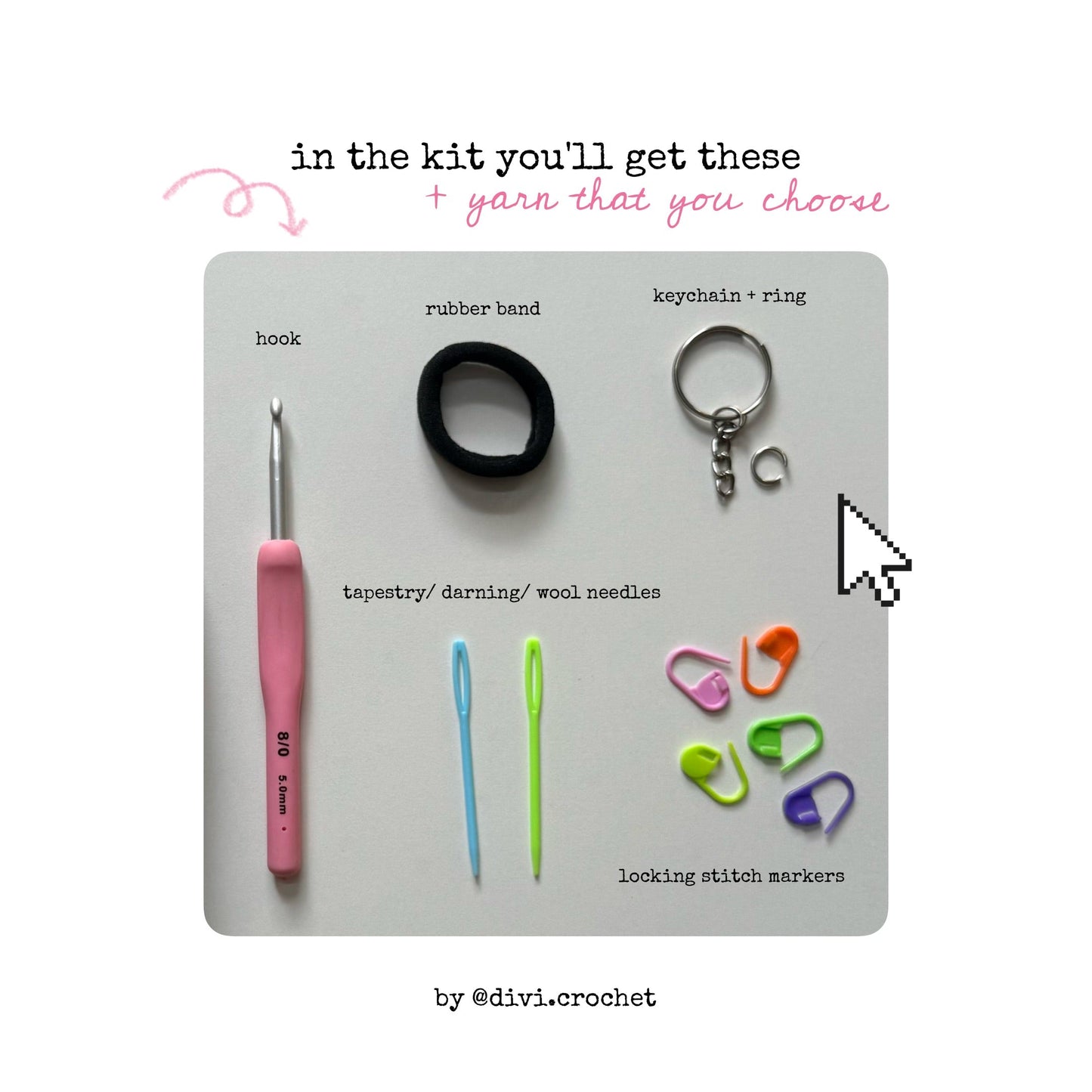 Mallemaala/Gajra Palette Crochet Kit