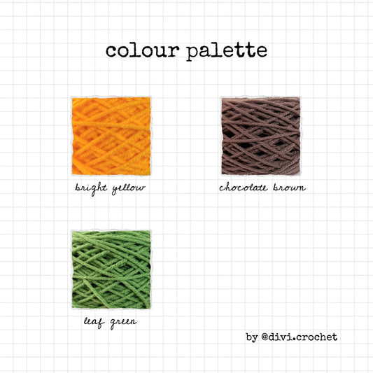 Sunflower/ Daisy Palette Crochet Kit