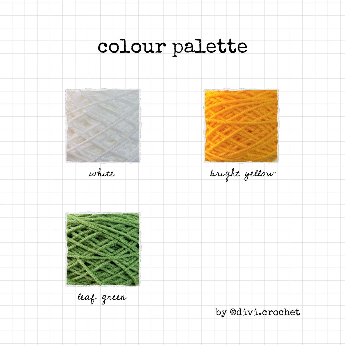 Sunflower/ Daisy Palette Crochet Kit