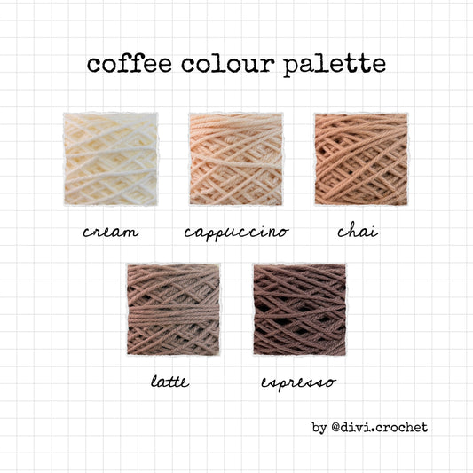 Coffee Palette Crochet Kit